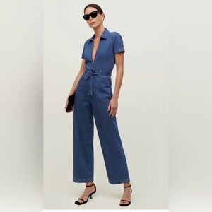 Reformation Cassidy Denim Jumpsuit